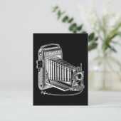 ヴィンテージカメラ – アンティークカメラ撮影レトロ ポストカード (スタンド正面)