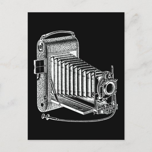ヴィンテージカメラ – アンティークカメラ撮影レトロ ポストカード (正面)