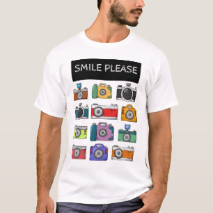 ヴィンテージカメラ!カメラ愛好家、写真家 Tシャツ
