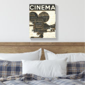 ヴィンテージカメラ キャンバスプリント (インサイチュ (寝室))