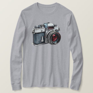 ヴィンテージカメラ グラフィックTシャツ - レトロな写真 Tシャツ