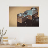 ヴィンテージカメラ ポスター (キッチン)