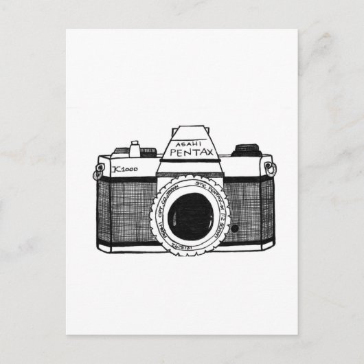 ヴィンテージカメラ ポストカード (正面)