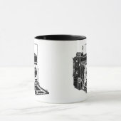 ヴィンテージカメラ マグカップ (中央)
