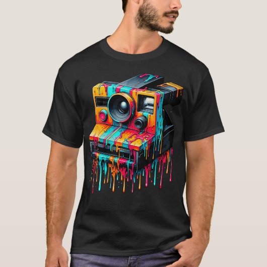ヴィンテージカメラ 写真家 写真撮影 写真 Tシャツ (正面)