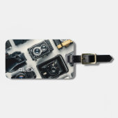 ヴィンテージカメラ（白い背景） ラゲッジタグ (正面横)