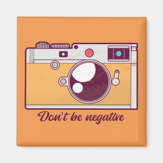 ヴィンテージカメラ、負でない マグネット (正面)