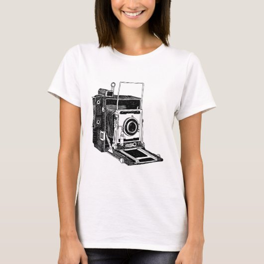 ヴィンテージカメラ Tシャツ (正面)