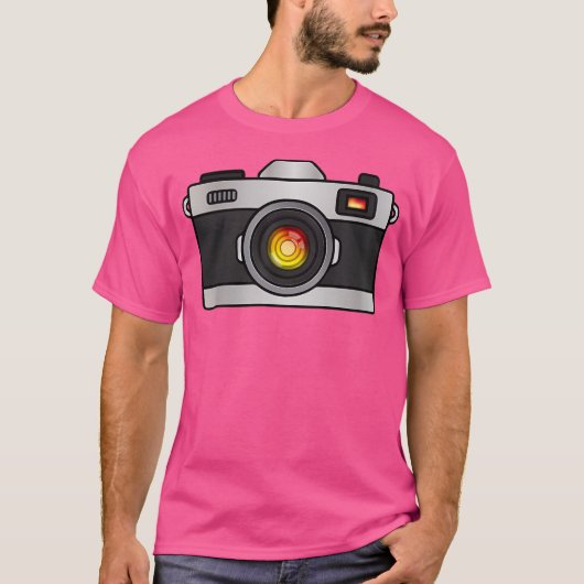 ヴィンテージカメラ Tシャツ (正面)
