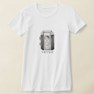 ヴィンテージカメラTシャツ Tシャツ