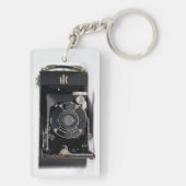 ヴィンテージカメラUSA折りたたみカメラ名DsAK キーホルダー (裏面)