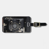 ヴィンテージカメラUSA折り畳みカメララゲージタグ ラゲッジタグ (正面横)