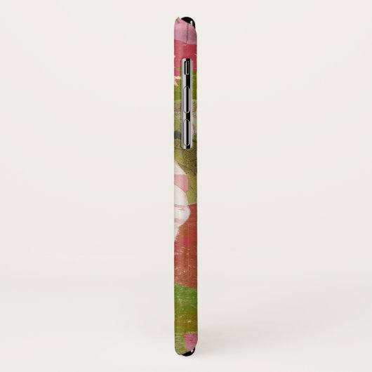 ヴィンテージカメリアコラージュエレガントピンク Case-Mate iPhoneケース (裏面/左)