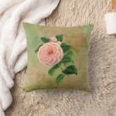 ヴィンテージカメリアフランスの植物学 クッション (ブランケット)