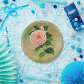 ヴィンテージカメリアフランスの植物学 ペーパープレート (パーティー)