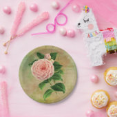 ヴィンテージカメリアフランスの植物学 ペーパープレート (パーティー)