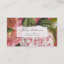 ヴィンテージカメリアフローラコラージュ