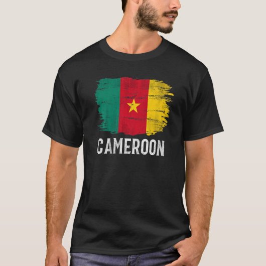 ヴィンテージカメルーン国旗 Tシャツ (正面)