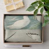 ヴィンテージカモメ海鳥ビーチの分離 薄葉紙 (ギフト)