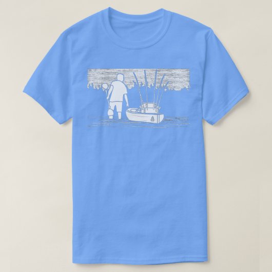 ヴィンテージカヤック魚釣りカヤックカヤックアングラーバスF Tシャツ (デザイン正面)