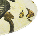 ヴィンテージカラスは枝テオ・ヴァン・ホイテマに止まった カッティングボード (角)