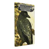 ヴィンテージカラスは枝テオ・ヴァン・ホイテマに止まった ミニクリップボード (アングル)