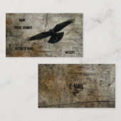 ヴィンテージカラス 名刺 (正面/裏面)