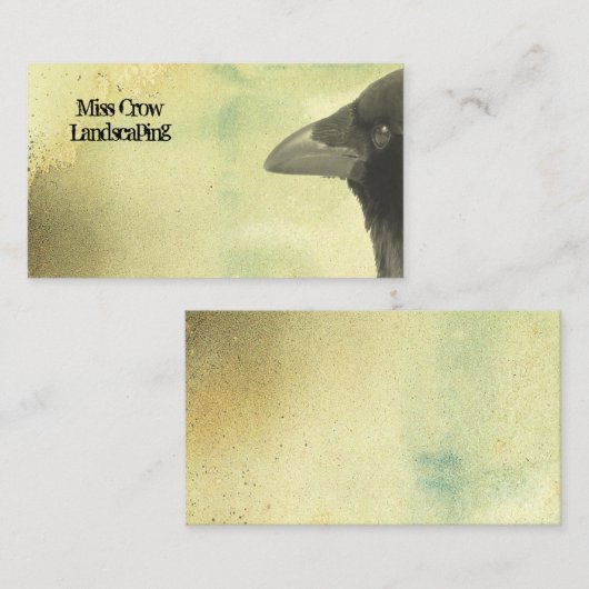 ヴィンテージカラス 名刺 (正面/裏面)