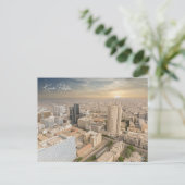 ヴィンテージカラチパキスタン旅行水の色レトロ ポストカード (スタンド正面)