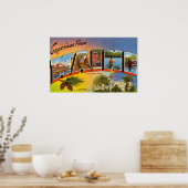 ヴィンテージカラフルあいさつ ポスター (キッチン)