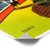 ヴィンテージカラフルあいさつ ポスター (角)