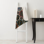 ヴィンテージカラフルとフローラのシームレスなパターン シェルパブランケット (インサイチュ)