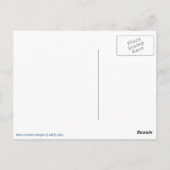 ヴィンテージカラフルの国の地図 ポストカード (裏面)