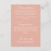 ヴィンテージカラフルはっきりしたモダン結婚レトロ詳細 エンクロージャーカード (正面)