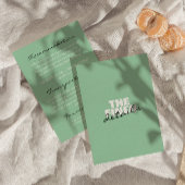 ヴィンテージカラフルはっきりしたモダン結婚レトロ エンクロージャーカード