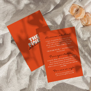 ヴィンテージカラフルはっきりしたモダン結婚レトロ エンクロージャーカード