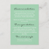 ヴィンテージカラフルはっきりしたモダン結婚レトロ エンクロージャーカード (正面)