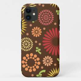 ヴィンテージカラフルひげ iPhone 11 ケース