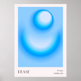 ヴィンテージカラフルアウラ効果グラデーション ポスター