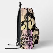 ヴィンテージカラフルアークデコダマスクビクトリアン時代 プリントバックパック (左)