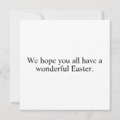 ヴィンテージカラフルイースターエッグコラージュ カード (裏面)