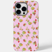 ヴィンテージカラフルエキゾチックな花シックスタイリッシュピンク Case-Mate iPhoneケース (裏面)