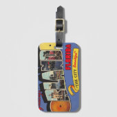 ヴィンテージカラフルオーランドフロリダ ラゲッジタグ (正面縦)