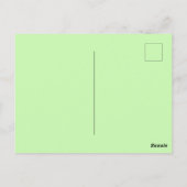 ヴィンテージカラフルカリフォルニアの地図 ポストカード (裏面)