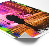 ヴィンテージカラフルカンザスシティー ポスター (角)