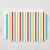 ヴィンテージカラフルカーニバルサンキューカード サンキューカード (裏面)