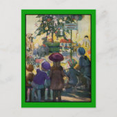 ヴィンテージカラフルクリスマスはがき シーズンポストカード (正面)