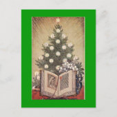 ヴィンテージカラフルクリスマスはがき シーズンポストカード (正面)