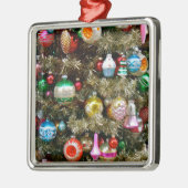 ヴィンテージカラフルクリスマスオーナメント メタルオーナメント (左)