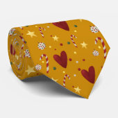 ヴィンテージカラフルクリスマステーマパターン ネクタイ (ロール)